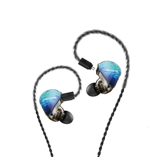 

WK Y25 Amber Bluetooth + 3.5mm Elbow Plug Dual-purpose Ear-mounted Wired Earphone (Blue)