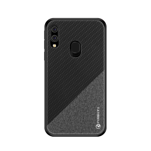 

PINWUYO Honors Series Shockproof PC + TPU Protective Case for Galaxy A20 / A30 (Black)