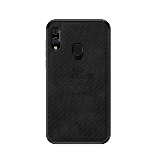 

PINWUYO Shockproof Waterproof Full Coverage PC + TPU + Skin Protective Case for Galaxy A20 / A30 (Black)