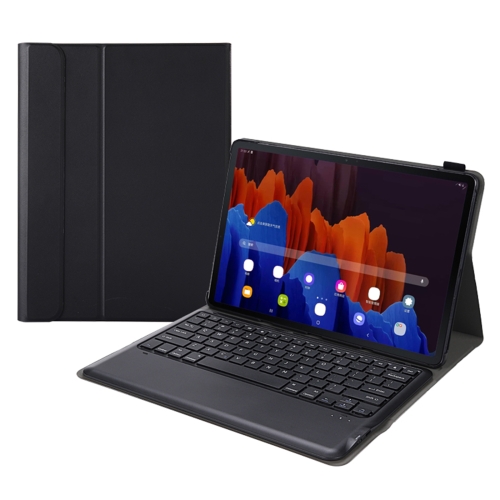 

A970 Detachable Bluetooth Keyboard Ultrathin Horizontal Flip Leather Case for Samsung Galaxy Tab S7+ T970 / T975 / T976 (Black)