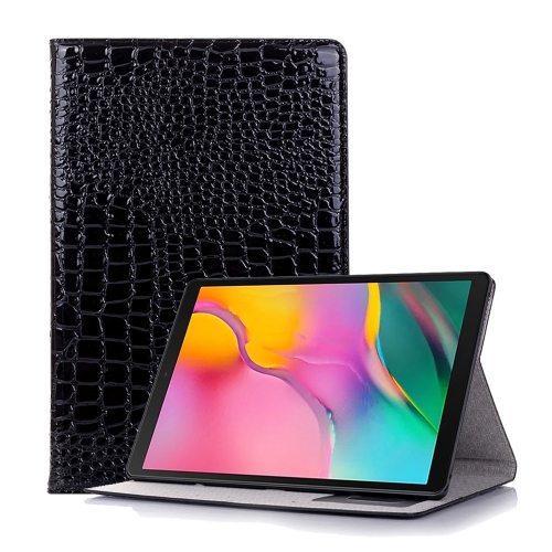 

Crocodile Texture Horizontal Flip Leather Case for Galaxy Tab S5e 10.5 T720 / T725, with Holder & Card Slots & Wallet (Black)