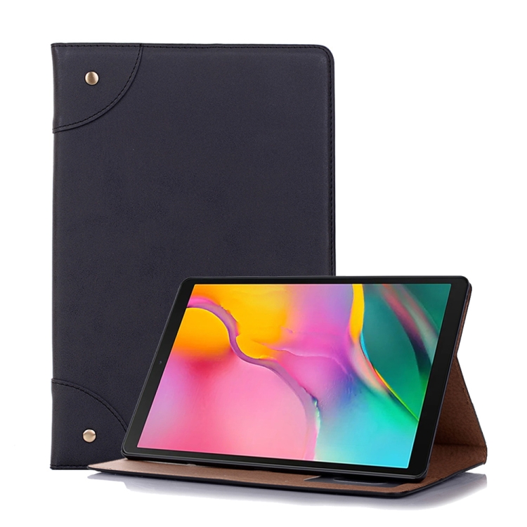 

Retro Book Style Horizontal Flip Leather Case for Galaxy Tab S5e 10.5 T720 / T725, with Holder & Card Slots & Wallet (Black)
