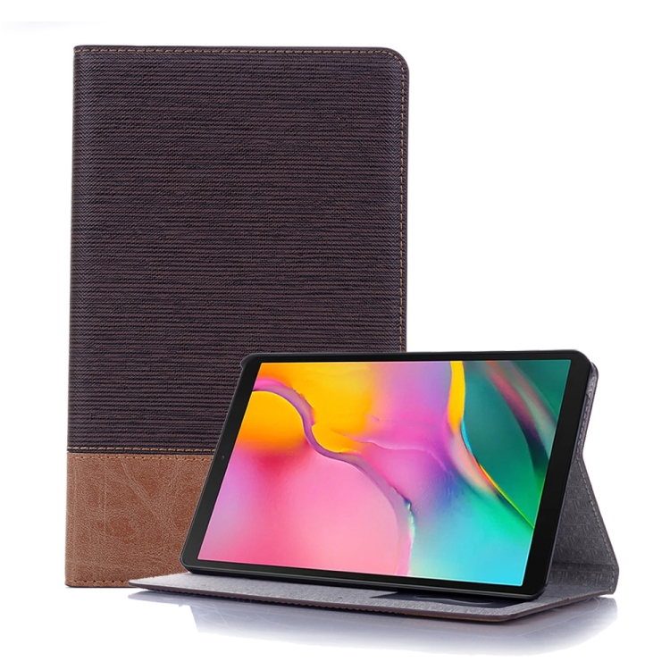 

Cross Texture Horizontal Flip Leather Case for Galaxy Tab A 8 (2019) P200 / P205, with Holder & Card Slots & Wallet (Coffee)