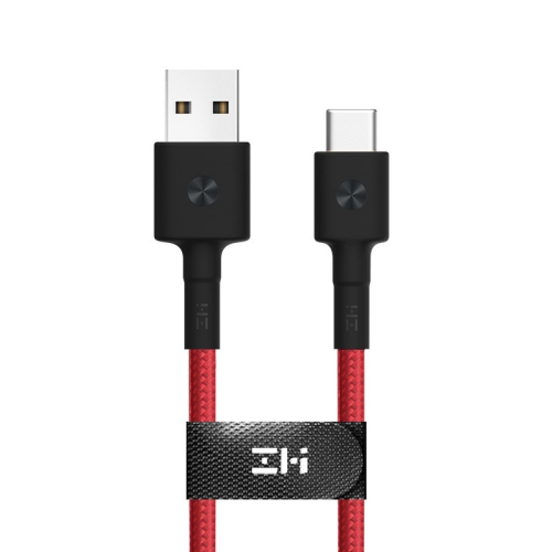 

Original Xiaomi ZMI AL401 USB to USB-C / Type-C Braided Data Cable with Ring Soft Light, Cable Length: 30cm(Red)
