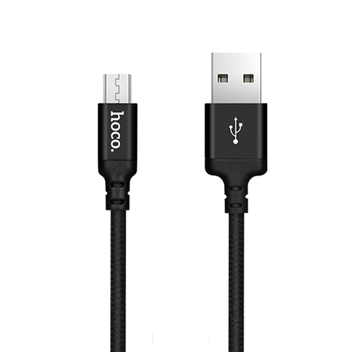 

hoco X14 1m Nylon Braided Aluminium Alloy Micro USB to USB Data Sync Charging Cable for Samsung Galaxy S7 & S7 Edge / LG G4 / Huawei P8 / Xiaomi Mi4 and other Smartphones (Black)
