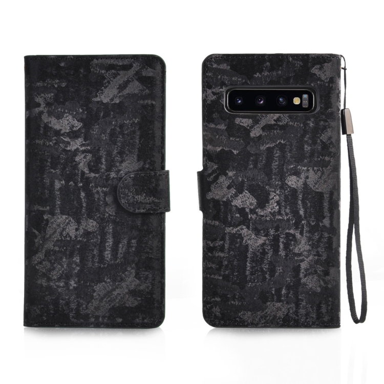 

Horizontal Flip 3D Gradient Color PU + TPU Leather Case for Galaxy S10+, with Holder & Card Slots & Photo frame (Black)