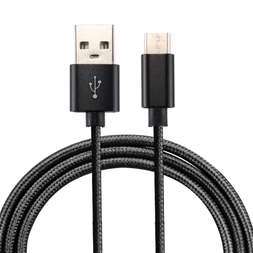 

Knit Texture USB to USB-C / Type-C Data Sync Charging Cable, Cable Length: 1m, 3A Total Output, 2A Transfer Data, For Galaxy S8 & S8 + / LG G6 / Huawei P10 & P10 Plus / Oneplus 5 / Xiaomi Mi6 & Max 2 /and other Smartphones(Black)