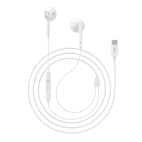

hoco L10 Acoustic Type-C Wired Earphones with Mic(White)