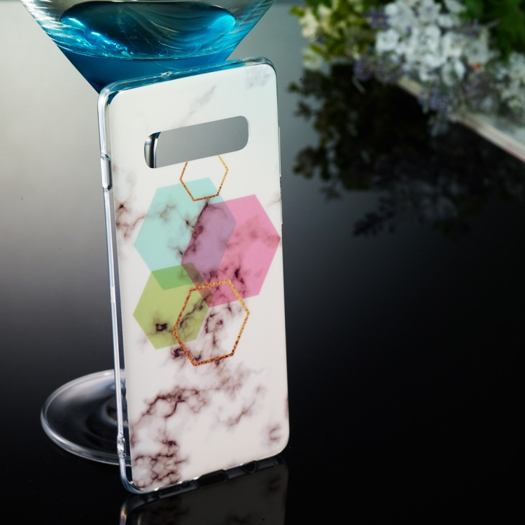 

Marble Pattern Soft TPU Case for Galaxy S10+