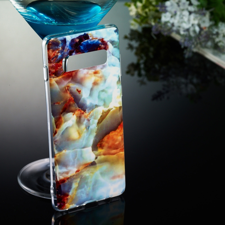 

Marble Pattern Soft TPU Case for Galaxy S10+