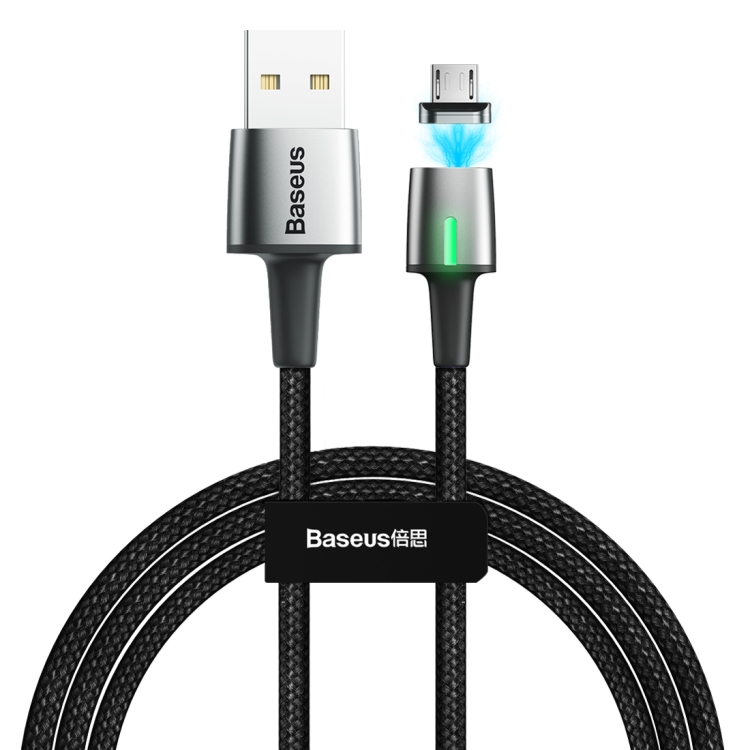 

Baseus 1.5A Micro USB Zinc Magnetic Charging Cable, Length: 2m(Black)