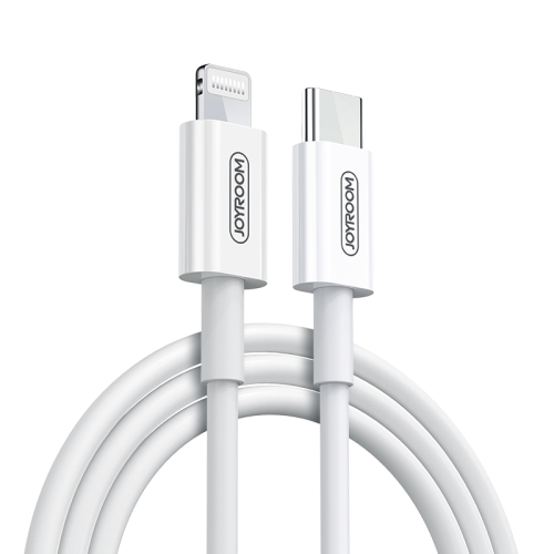 

JOYROOM S-M421 Ben Series 3A 8 Pin PD MFI TPE Fast Charging Data Cable, Cable Length: 2m (White)