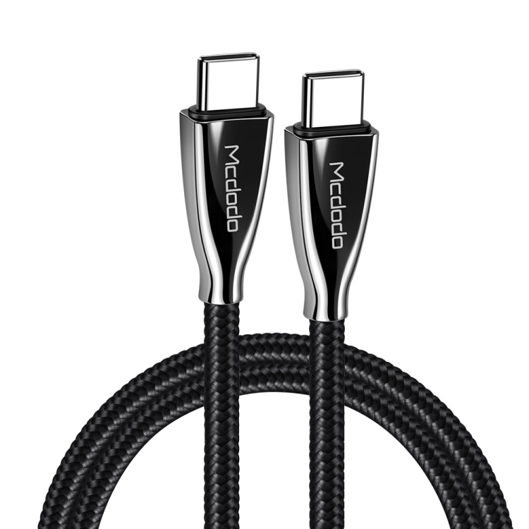 

Mcdodo CA-5890 Excellence Series 3A Type-C to Type-C Cable, Length: 1.5m(Black)