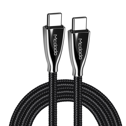 

Mcdodo CA-5891 Excellence Series 3A Type-C to Type-C Cable, Length: 2m(Black)