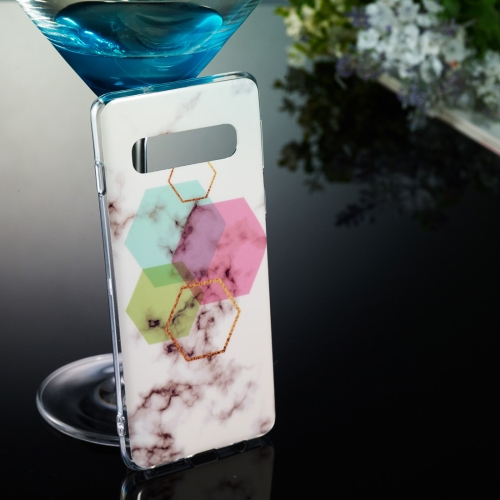 

Marble Pattern Soft TPU Case for Galaxy S10