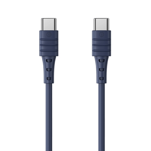 

REMAX RC-068 PD 65W Type-C / USB-C to Type-C / USB-C High Elastic TPE Fast Charging Data Cable, Length: 1m (Blue)
