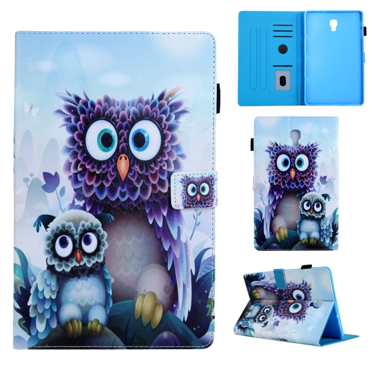 

Animal Series Horizontal Flip Leather Case for Galaxy Tab A 10.5 T590, with Holder & Pen Slot(Owl Pattern)