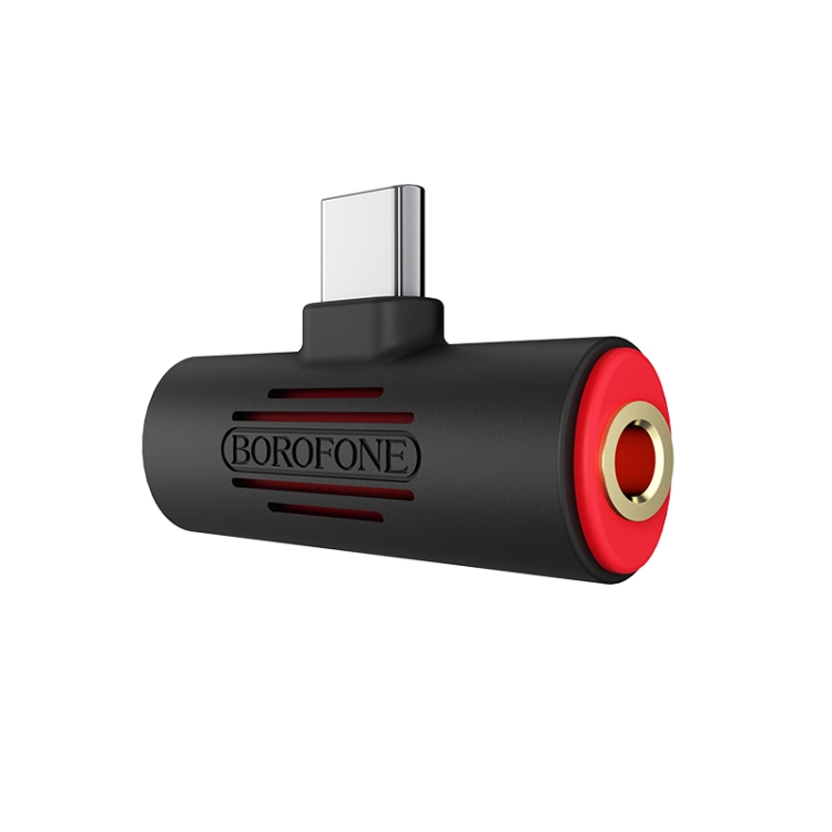 

Borofone BV8 2 In 1 Type-C / USB-C Audio Adapter Converter(Black)