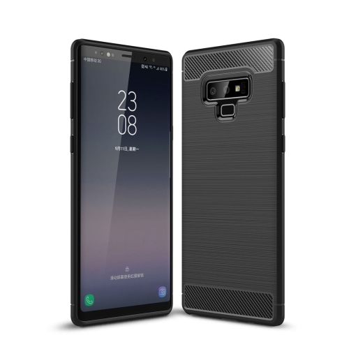 

Brushed Texture Carbon Fiber Shockproof TPU Case for Galaxy Note 9(Black)