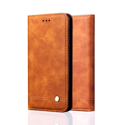 

Casual Style Retro Crazy Horse Texture Horizontal Flip Leather Case for Galaxy A9 (2018) / A9s, with Card Slots & Holder & Wallet(Brown)