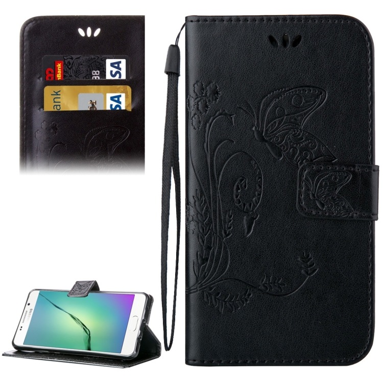 

For Galaxy A5 (2016) / A510 Crazy Horse Texture Printing Horizontal Flip Leather Case with Holder & Card Slots & Wallet & Lanyard(Black)