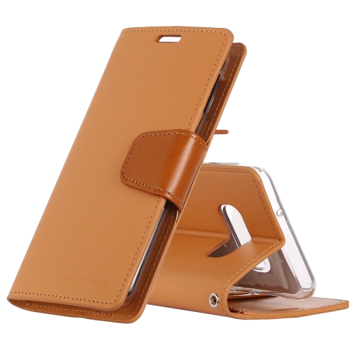 

MERCURY GOOSPERY SONATA DIARY Horizontal Flip Leather Case for Galaxy S10 Lite, with Holder & Card Slots & Wallet (Orange)