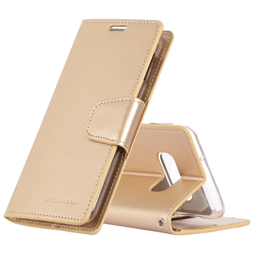 

MERCURY GOOSPERY SONATA DIARY Horizontal Flip Leather Case for Galaxy S10 Lite, with Holder & Card Slots & Wallet (Gold)