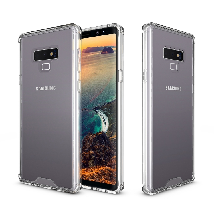 

Acrylic + TPU Shockproof Transparent Armor Protective Case for Galaxy Note9(Transparent)