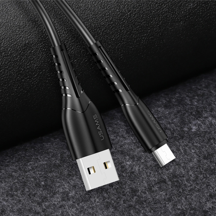 

USAMS US-SJ365 U35 USB to Micro USB Data and Charging Cable, Length: 1m(Black)