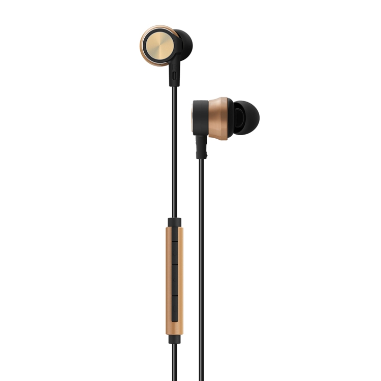 

ONDA AD305 3.5mm Jack High-Fidelity Stereo In Ear Wired Earphone with Microphone (Champagne Gold)