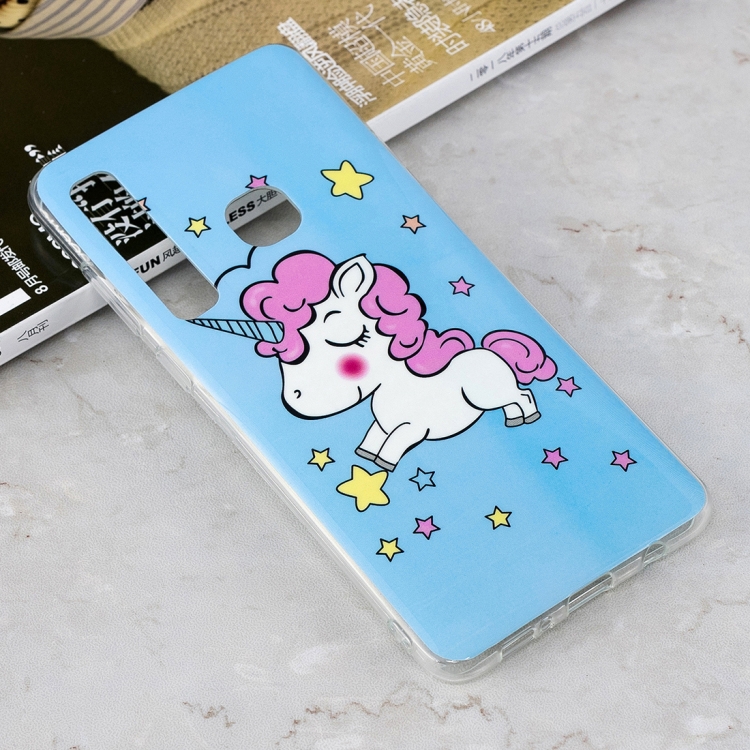 

Luminous Star Unicorn Pattern Shockproof TPU Protective Case for Galaxy A9 (2018) / A9s