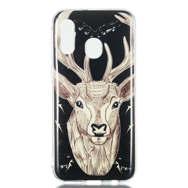 

Deer Pattern Noctilucent TPU Soft Case for Galaxy A40