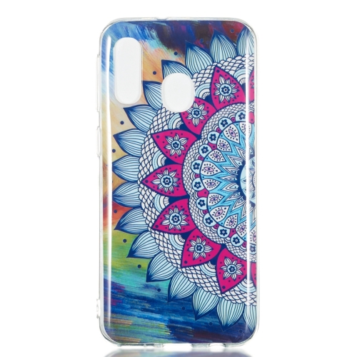 

Colorful Sun Flower Pattern Noctilucent TPU Soft Case for Galaxy A40