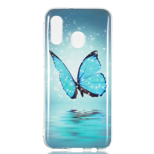 

Butterfly Pattern Noctilucent TPU Soft Case for Galaxy A40