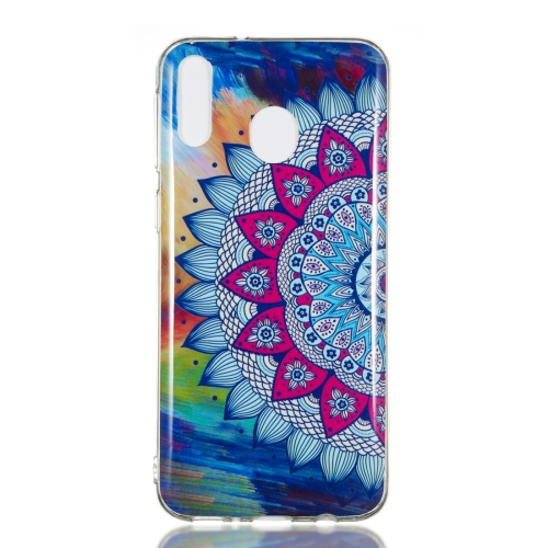 

Colorful Sun Flower Pattern Noctilucent TPU Soft Case for Galaxy M20