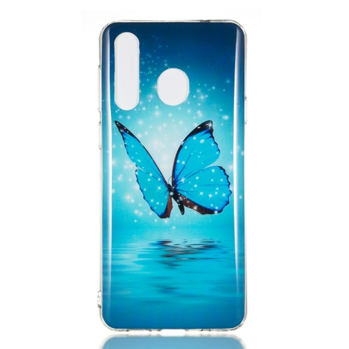 

Butterfly Pattern Noctilucent TPU Soft Case for Galaxy A8s