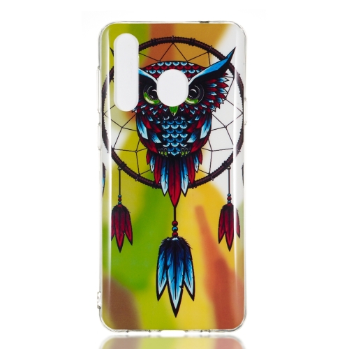 

Owl Pattern Noctilucent TPU Soft Case for Galaxy A8s