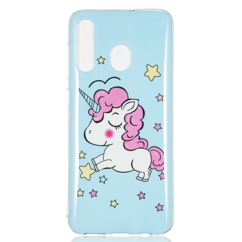 

Star Unicorn Pattern Noctilucent TPU Soft Case for Galaxy A50
