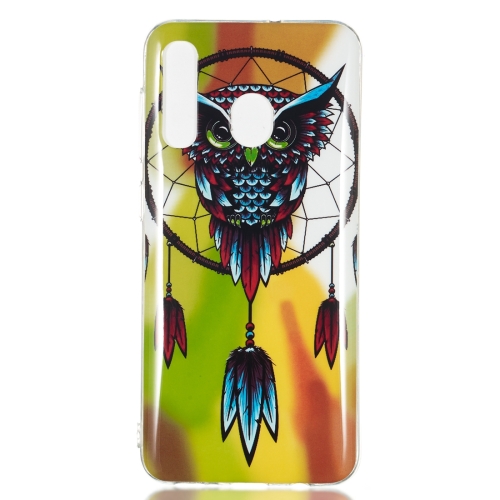 

Owl Pattern Noctilucent TPU Soft Case for Galaxy A50