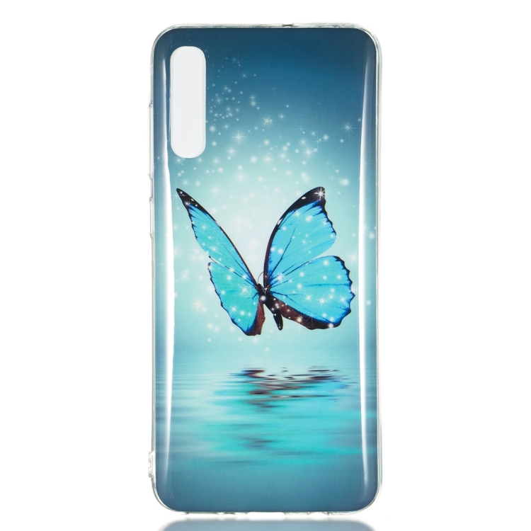 

Butterfly Pattern Noctilucent TPU Soft Case for Galaxy A70