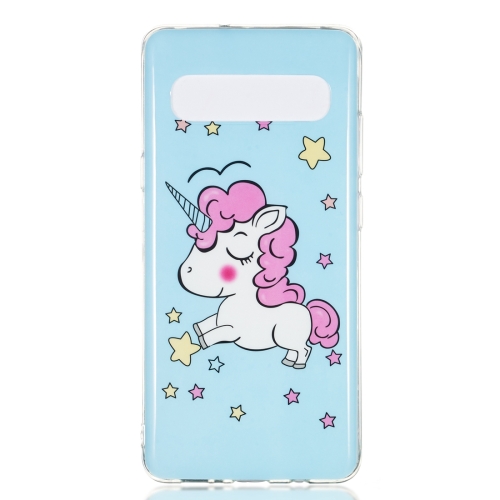 

Star Unicorn Pattern Noctilucent TPU Soft Case for Galaxy S10 5G