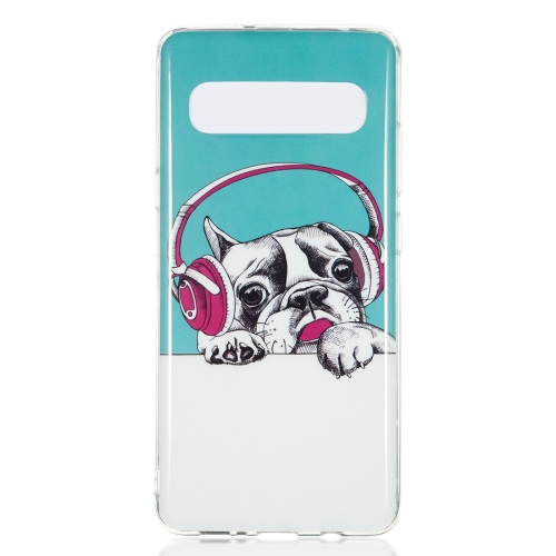 

Headphone Puppy Pattern Noctilucent TPU Soft Case for Galaxy S10 5G