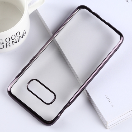 

Ultra-thin Electroplating Soft TPU Protective Back Cover Case for Galaxy S10e (Black)