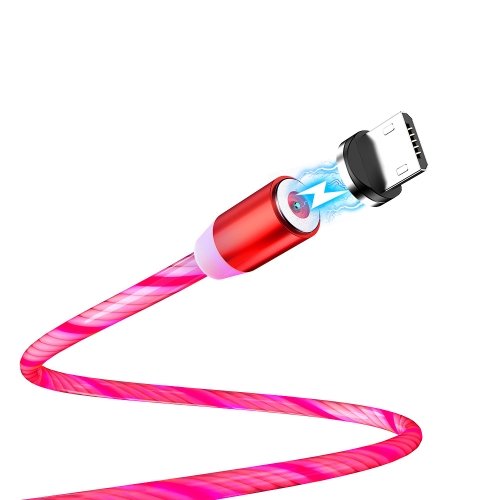

FLOVEME YXF204096 1m 2A USB to Micro USB Luminous Magnetic Charging Cable (Red)