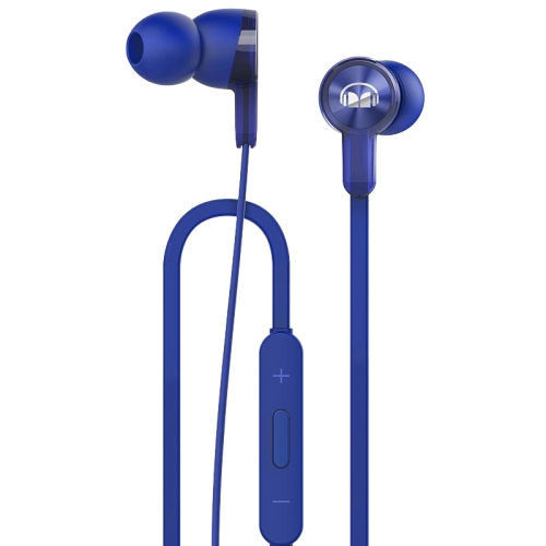 

Original Huawei Honor AM15 Headset 1.2m L-type 3.5mm Plug Wire Control In-Ear Earphone with Mic(Blue)