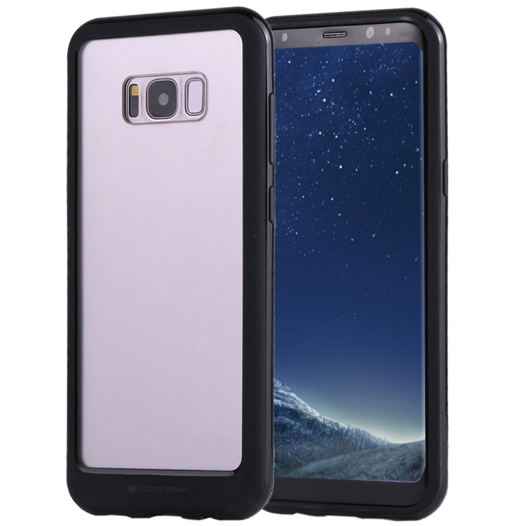 

GOOSPERY New Bumper X for Galaxy S8 PC + TPU Shockproof Hard Protective Back Case(Black)