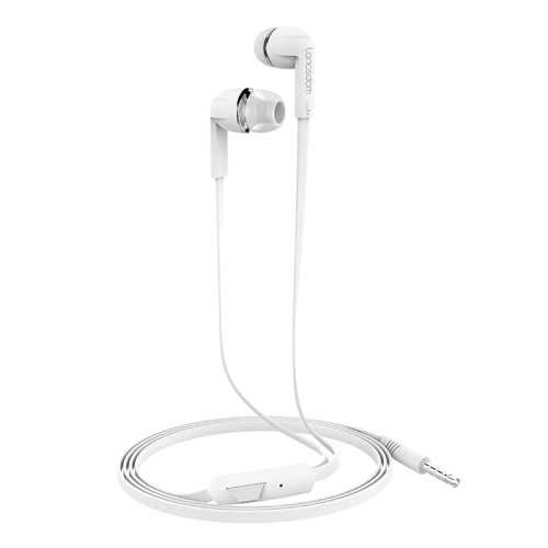 

Langston JM41 Simple Style In-Ear Flat Wired Earphone (White)
