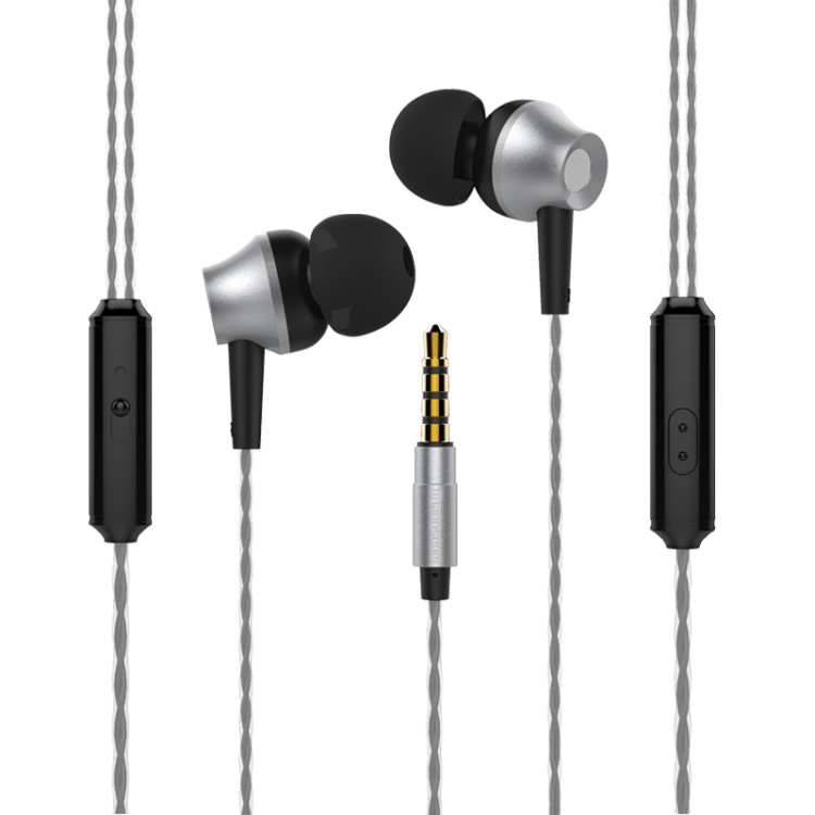

Langsdom M299 Metal Volume Control In-Ear Wired Earphone(Black)