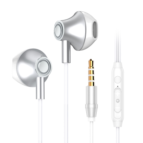 

Langston M420 Metal In-Ear Wired Earphone (White)