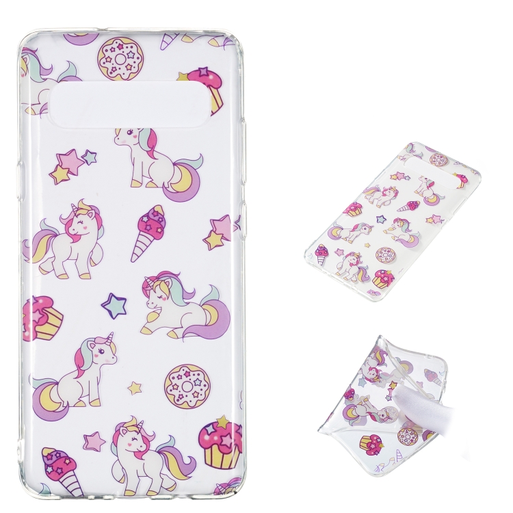 

Unicorn Pattern Highly Transparent TPU Protective Case for Galaxy S10 5G